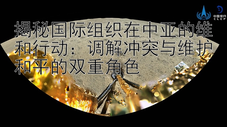 揭秘国际组织在中亚的维和行动：调解冲突与维护和平的双重角色