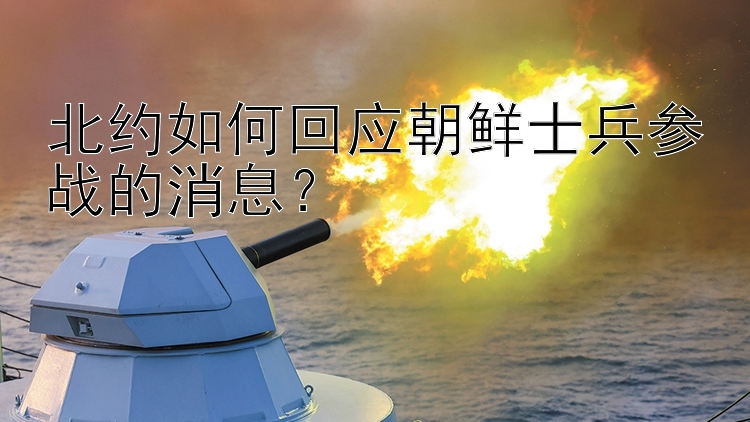 北约如何回应朝鲜士兵参战的消息？