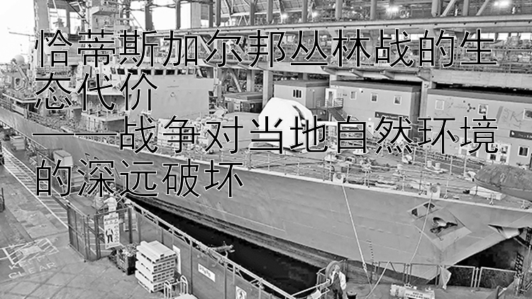 恰蒂斯加尔邦丛林战的生态代价  
——战争对当地自然环境的深远破坏