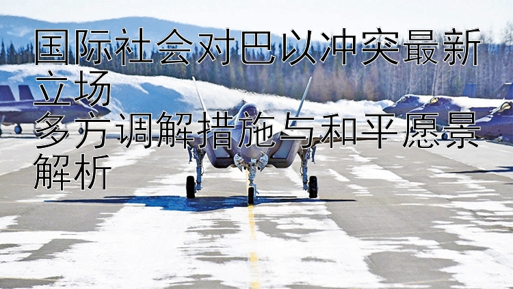 国际社会对巴以冲突最新立场  
多方调解措施与和平愿景解析